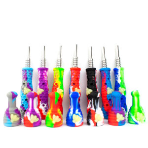 7 Honeycomb Silicone Nectar Collector with Titanium Tip