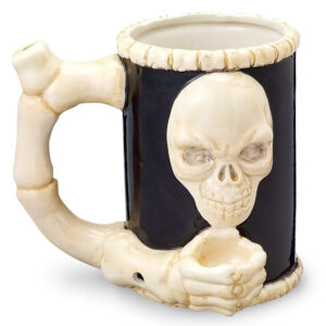 5 Skull and Bones Novelty Pipe Ceramic Pipe