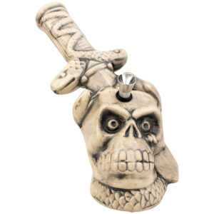 9 Skull & Dagger Ceramic Water Pipe