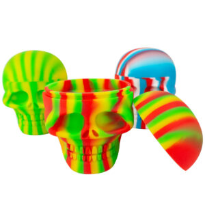 500ml Skull Silicone Container