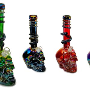 Glass Hand Pipe - Fish Art 7