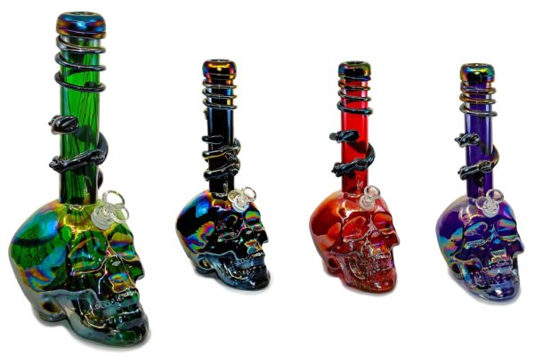 Glass Hand Pipe - Fish Art 7