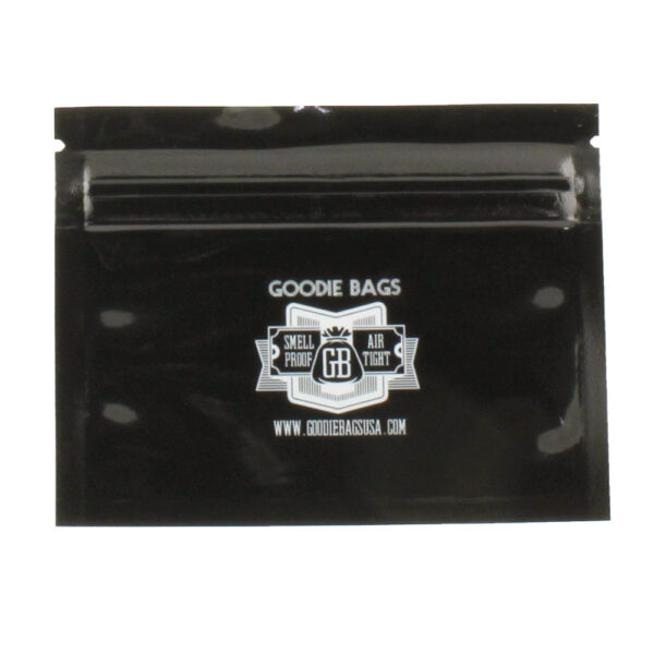 Goodie Bags Smell Proof Ziplock Small 4” x 3” Black 10 Bags