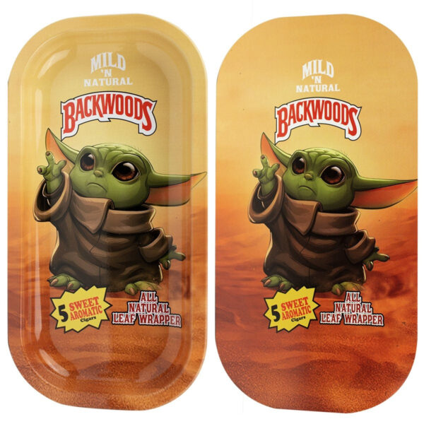 Backwoods Baby Yoda Magnetic Top Rolling Tray