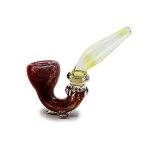 Flat Body Neon Glass Chillum 3.5