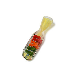 Glass Bubbler - Orange Pop 7