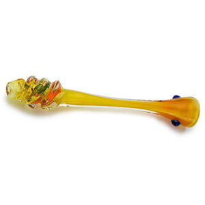 Glass Hand Pipe - Rasta Dicro 4.5