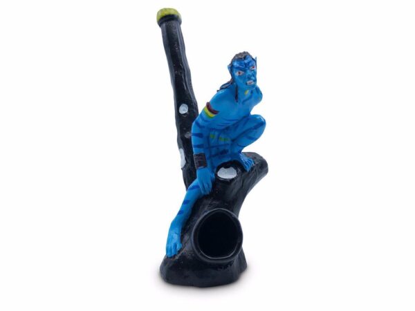 Glass Hand Pipe - Hammer Marble  7