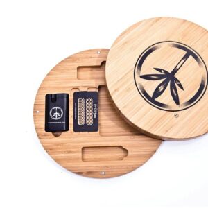 World Piece Bamboo Rolling Tray - RIP Medium